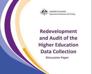Redevelopment and audit of HE data collection discussion paper (screenshot)